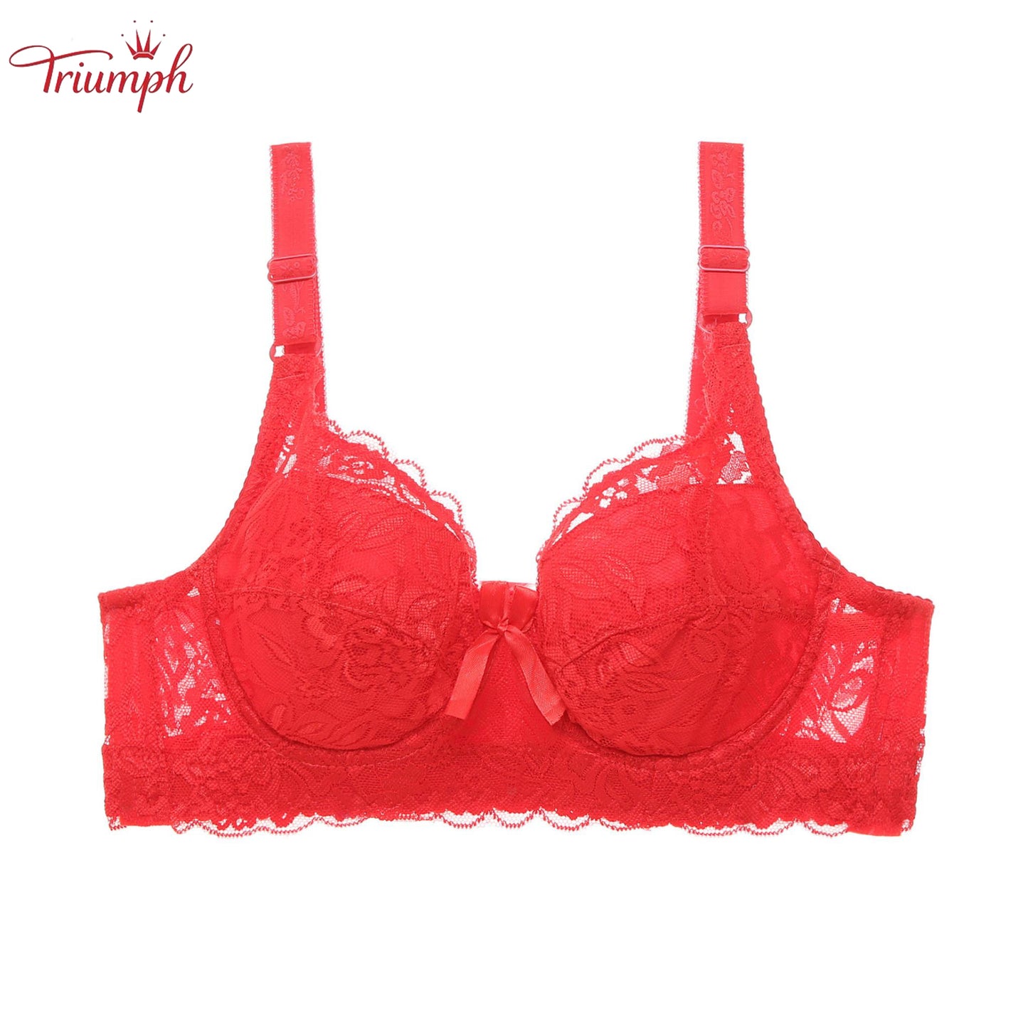 Triumph - Ingyenes Kiszállítás,3 Csomagos Csipkés Push-Up Melltartó,Kényelmes és Légáteresztő