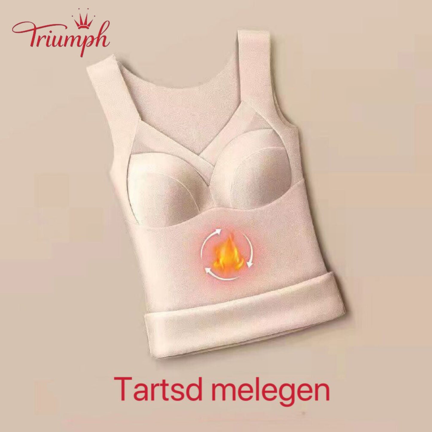 Triumph – 3 Csomagos Termál Fehérnemű, Plusz Bársony, Melegen Tart, Szuper Rugalmas, Mellkaspárnával