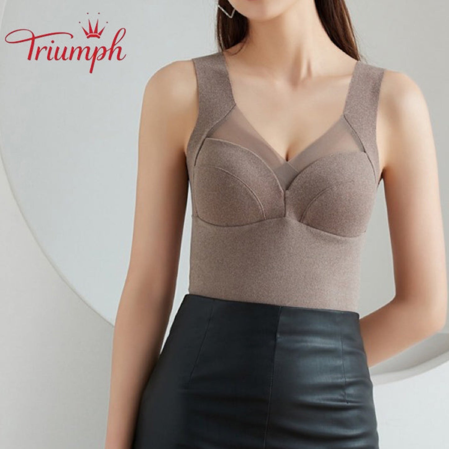 Triumph – 3 Csomagos Termál Fehérnemű, Plusz Bársony, Melegen Tart, Szuper Rugalmas, Mellkaspárnával