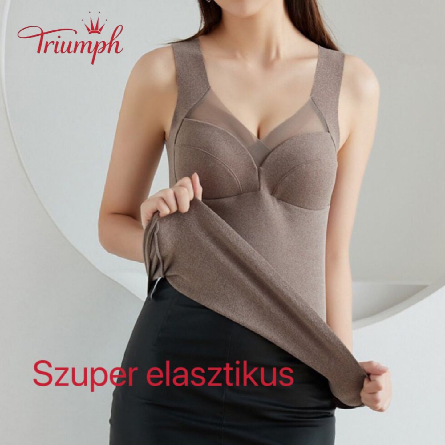 Triumph – 3 Csomagos Termál Fehérnemű, Plusz Bársony, Melegen Tart, Szuper Rugalmas, Mellkaspárnával