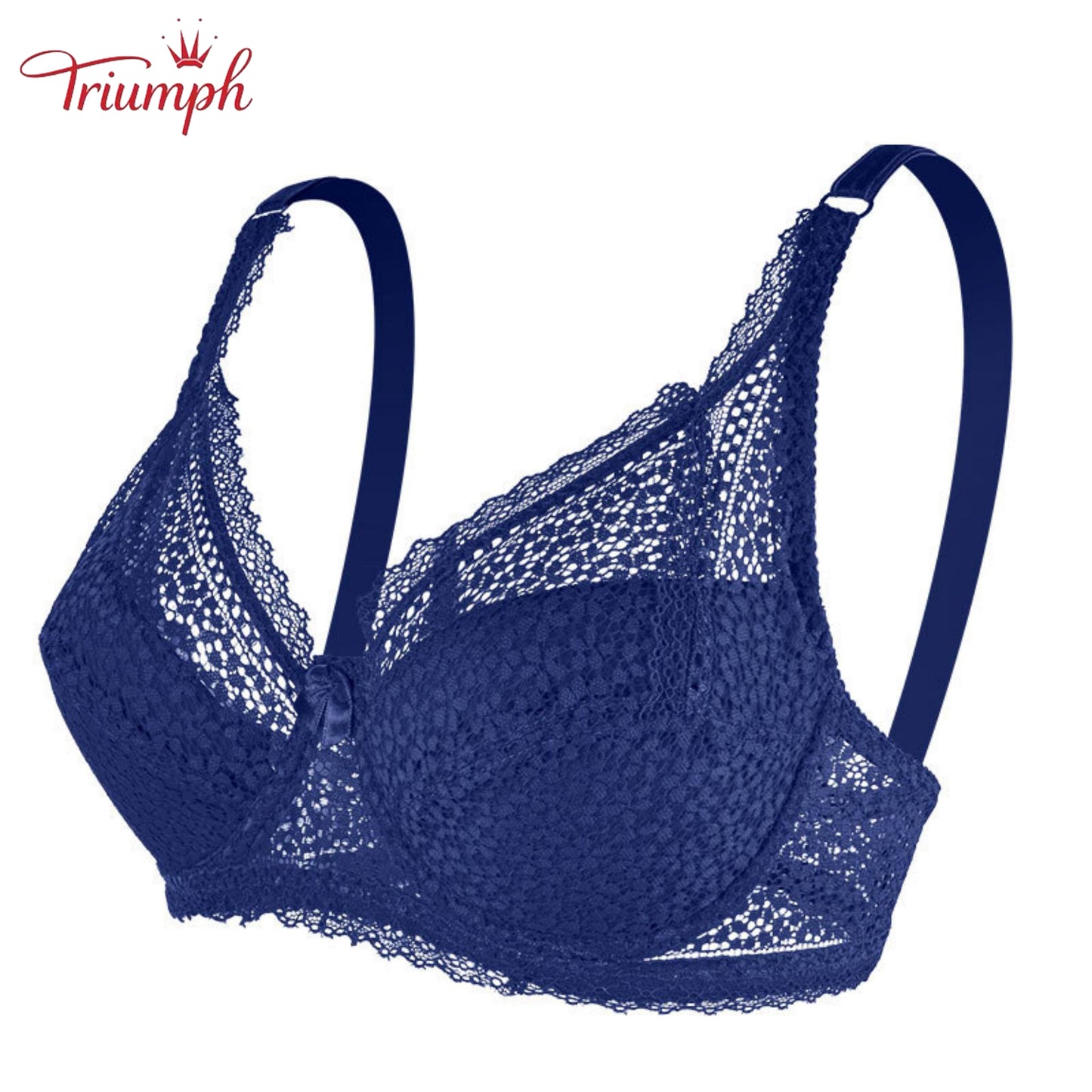Triumph - Ingyenes Kiszállítás,3 Csomagos Szexi Csipkés Push-Up Melltartók,Vékony és könnyű. Kényelmes. Légáteresztő