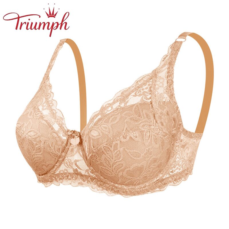 Triumph - Ingyenes Kiszállítás,Melltartó 3 Csomag, Triumph új Szexi, Nagyméretű Csipkés Push Up Melltartó