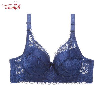 Triumph - Ingyenes Kiszállítás，3 Csomagos Csipkés Push-Up Melltartó，Kényelmes és Légáteresztő