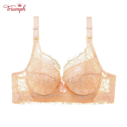 Triumph - Ingyenes Kiszállítás，3 Csomagos Csipkés Push-Up Melltartó，Kényelmes és Légáteresztő