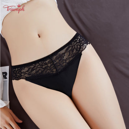 Triumph - Ingyenes Szállítás，4 Csomagos női Fehérnemű，Csipke，Selyem és Pamut，4 Szín，40-85 kg és afeletti