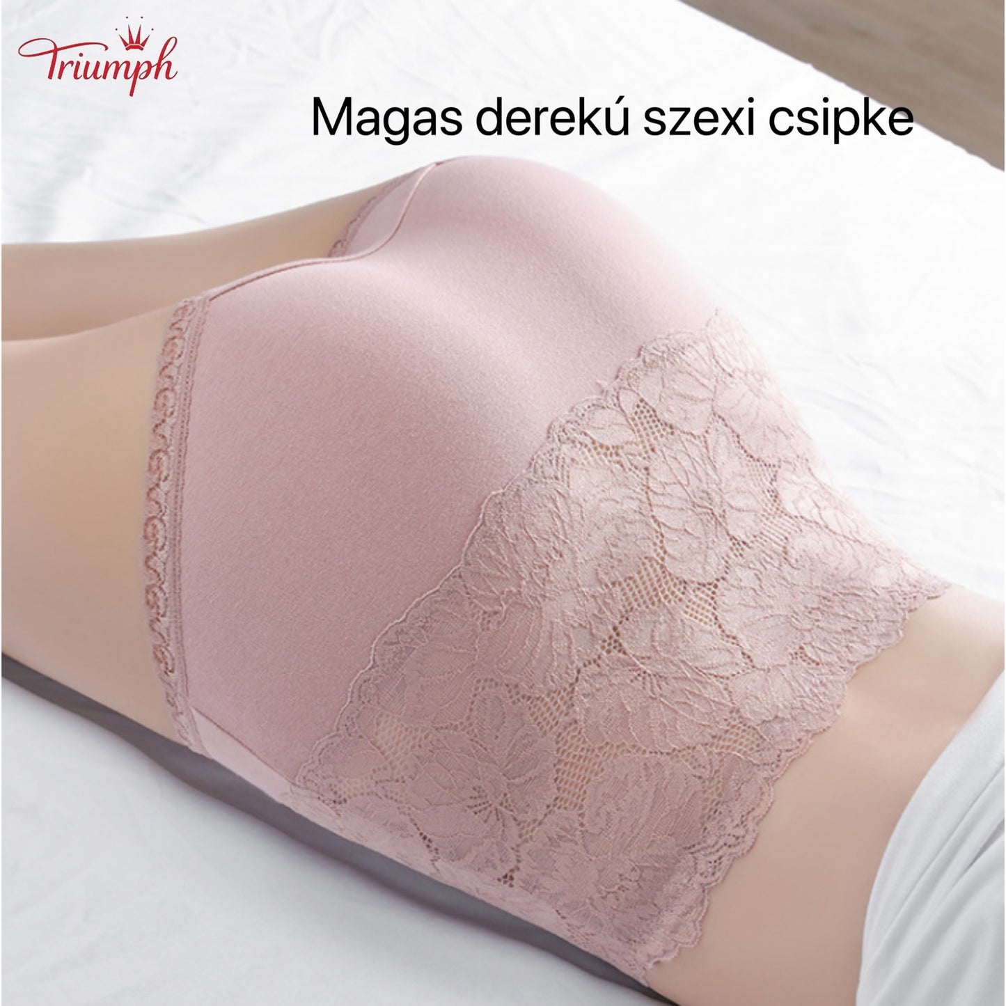 Triumph - Ingyenes Szállítás. 4-es Készlet. Magas Derekú, Minőségi Csipkebugyi. Kényelmes és Puha