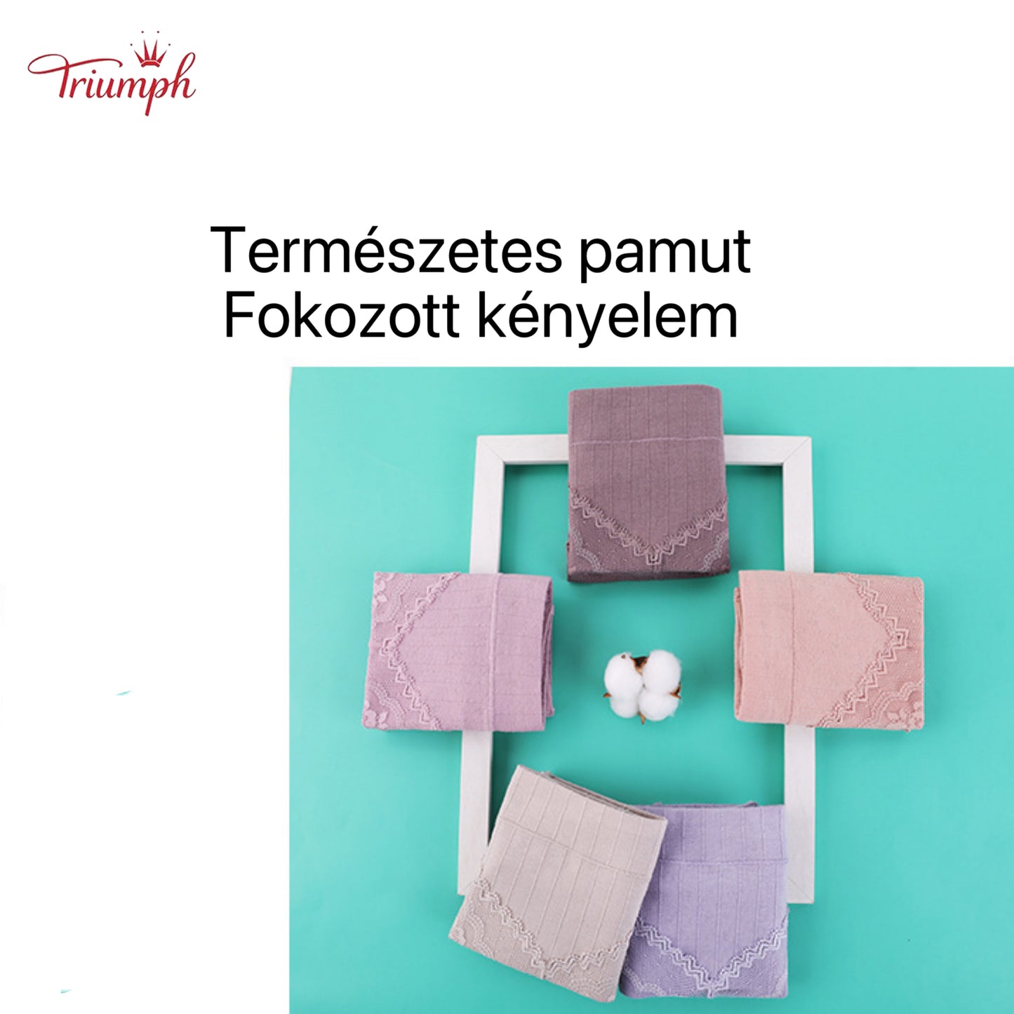 Triumph - 4 db-os Pamut Bugyiszett, Ingyenes Szállítással, Csíkos, Puha