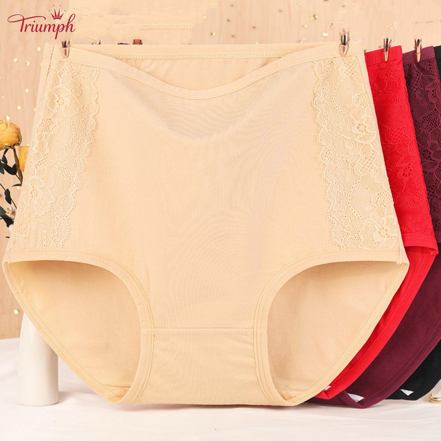 Triumph – 4 db-os Pamut Alsó Magas Derekú ,Ingyenes Kiszállítás, Hasszabályozás, Fenékemelés