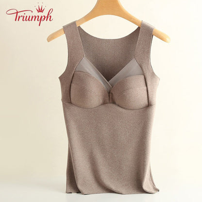 Triumph – 3 Csomagos Termál Fehérnemű, Plusz Bársony, Melegen Tart, Szuper Rugalmas, Mellkaspárnával