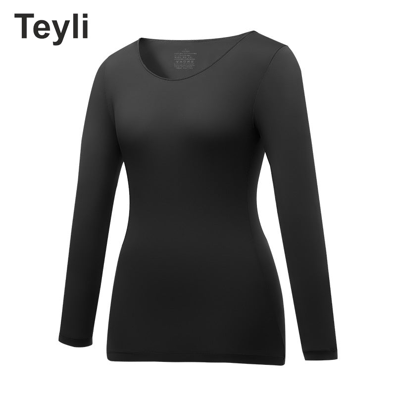 Teyli - 3-as Készlet Őszi-téli Termo Fehérnemű，Hialuronsavat Tartalmaz a Bőrszépítés érdekében，Rendkívül Elasztikus, Könnyű, Tudományos és Műszaki Termo Fehérnemű