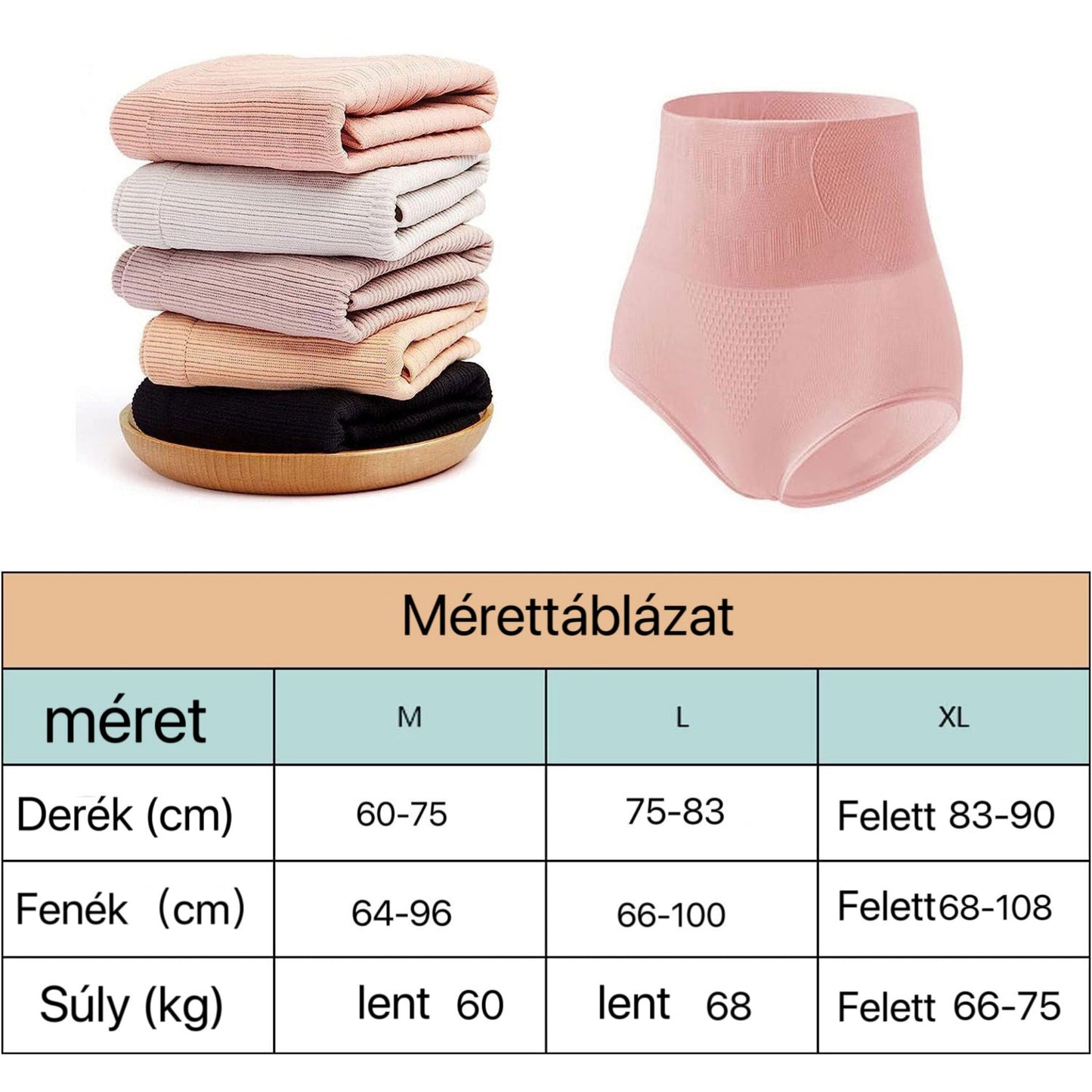 "Triumph" 5 Csomagos Thermal Tummy Shaper női Alsónadrág, Ultra Firm Mid Rise Alsónadrág