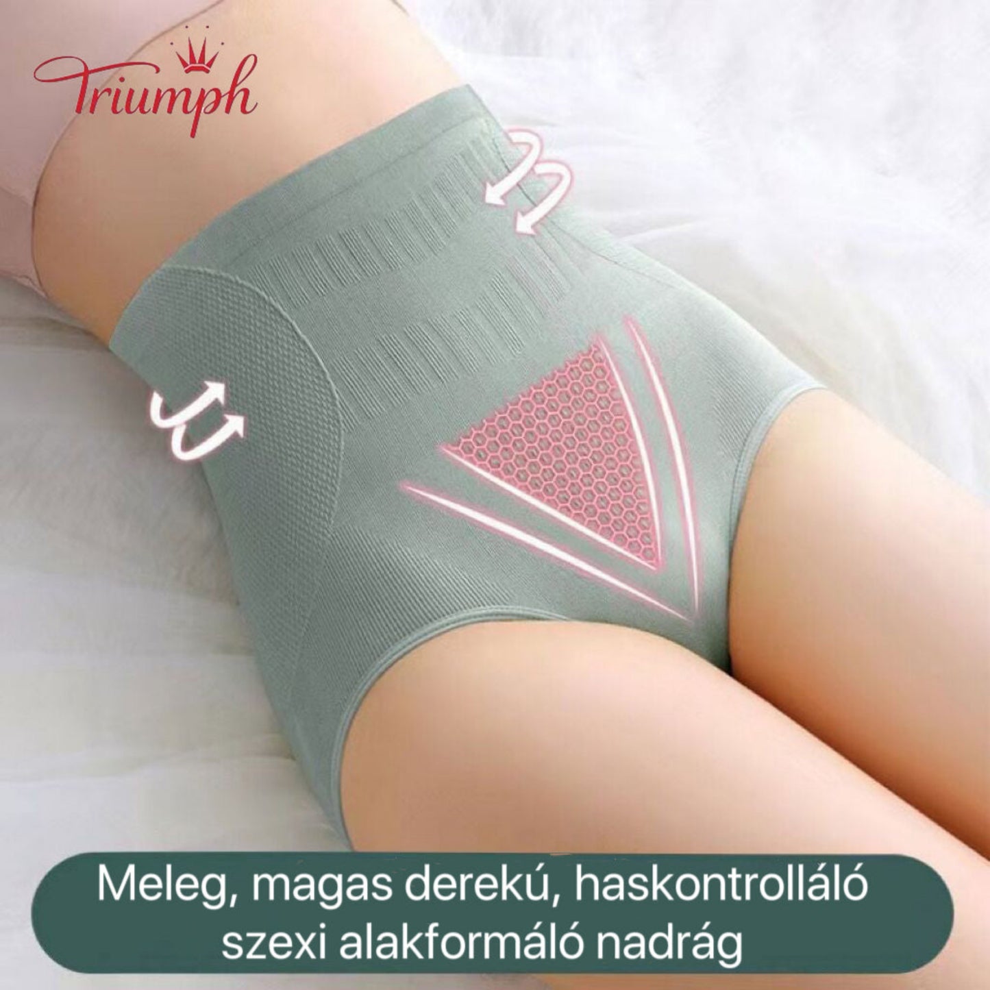 "Triumph" 5 Csomagos Thermal Tummy Shaper női Alsónadrág, Ultra Firm Mid Rise Alsónadrág