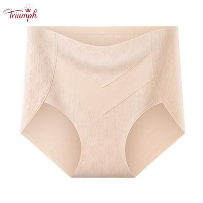 Triumph - 4 Csomag Prémium Pamut, Magas Derekú Alsónadrág Aranyos Csillagmintával, Ingyenes Szállítás