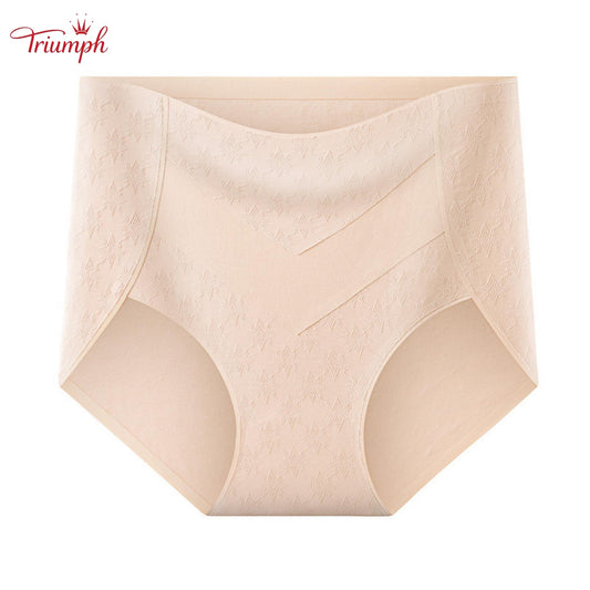 Triumph - 4 Csomag Prémium Pamut, Magas Derekú Alsónadrág Aranyos Csillagmintával, Ingyenes Szállítás