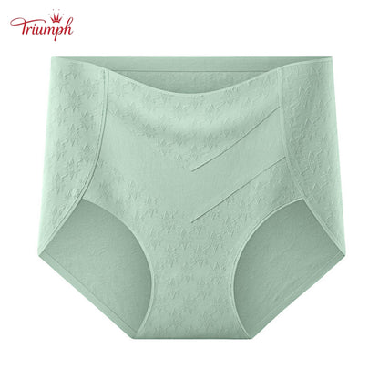 Triumph - 4 Csomag Prémium Pamut, Magas Derekú Alsónadrág Aranyos Csillagmintával, Ingyenes Szállítás