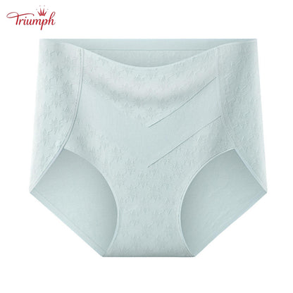 Triumph - 4 Csomag Prémium Pamut, Magas Derekú Alsónadrág Aranyos Csillagmintával, Ingyenes Szállítás