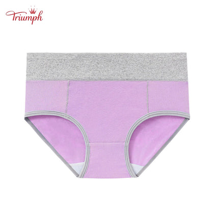 Triumph -4 Részes Női Fehérnemű Szett，Magas Elasztikus Derékpánt，Alkalmas 40-110 KG
