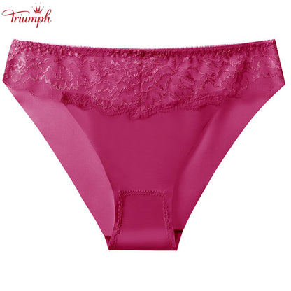 Triumph - Ingyenes Szállítás，4 Csomagos női Fehérnemű，Csipke，Selyem és Pamut，4 Szín，40-85 kg és afeletti