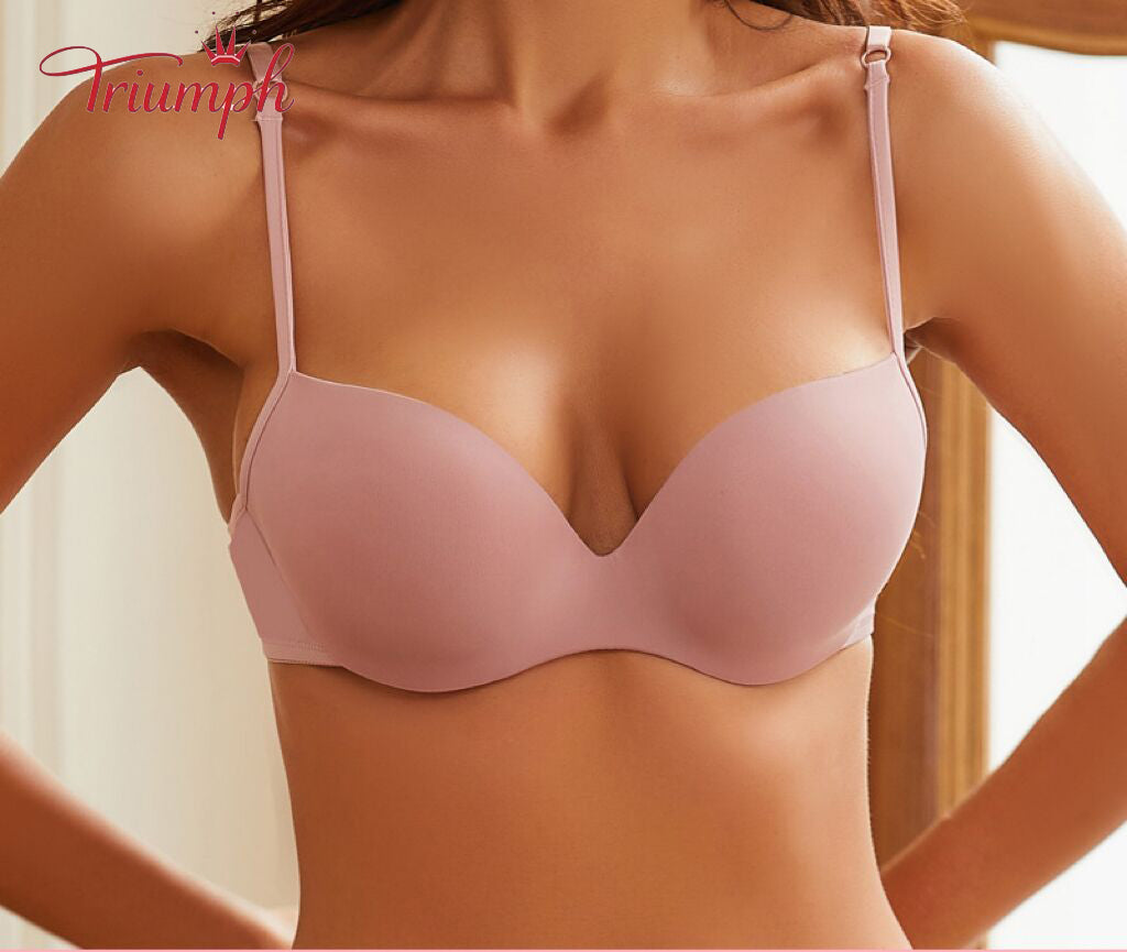 Triumph Női Szivacsos Melltartó, 3 Csomagos Push-up Melltartó, Légáteresztő, Könnyű