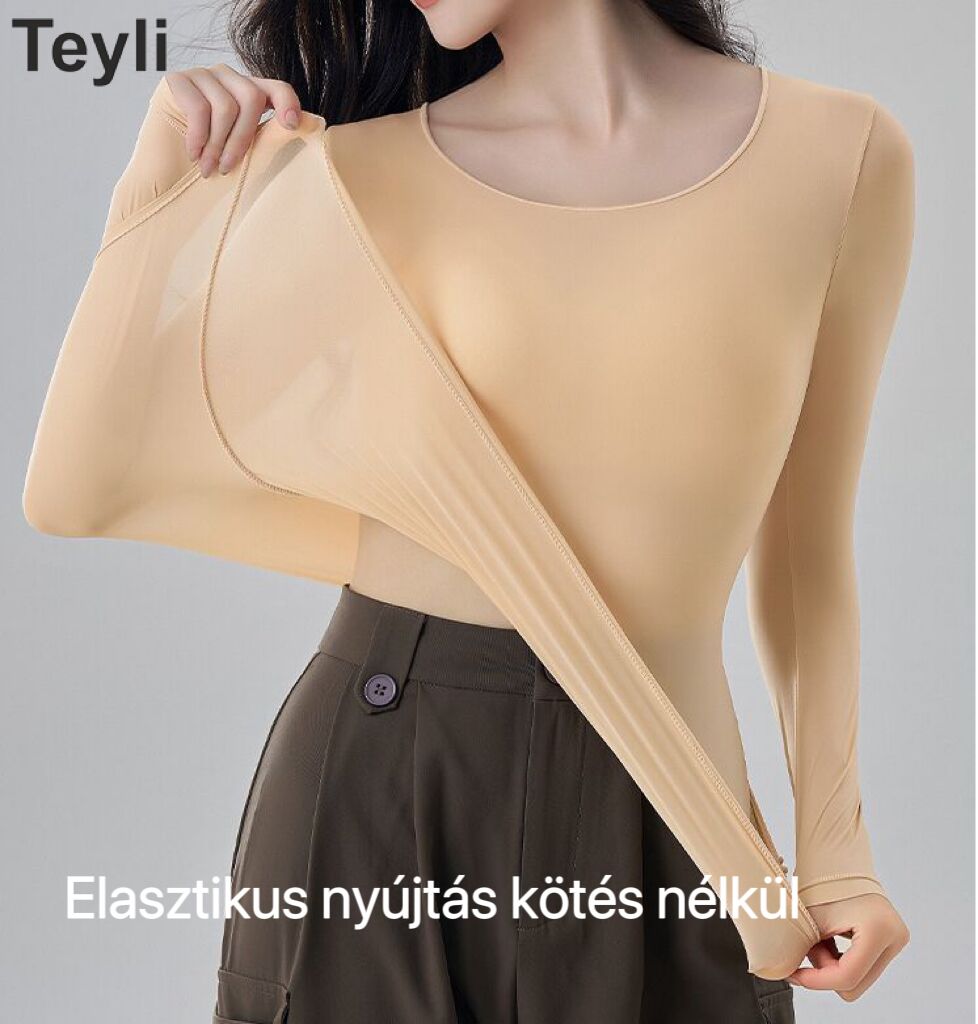 Teyli - 3-as Készlet Őszi-téli Termo Fehérnemű，Hialuronsavat Tartalmaz a Bőrszépítés érdekében，Rendkívül Elasztikus, Könnyű, Tudományos és Műszaki Termo Fehérnemű