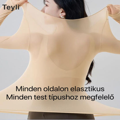 Teyli - 3-as Készlet Őszi-téli Termo Fehérnemű，Hialuronsavat Tartalmaz a Bőrszépítés érdekében，Rendkívül Elasztikus, Könnyű, Tudományos és Műszaki Termo Fehérnemű
