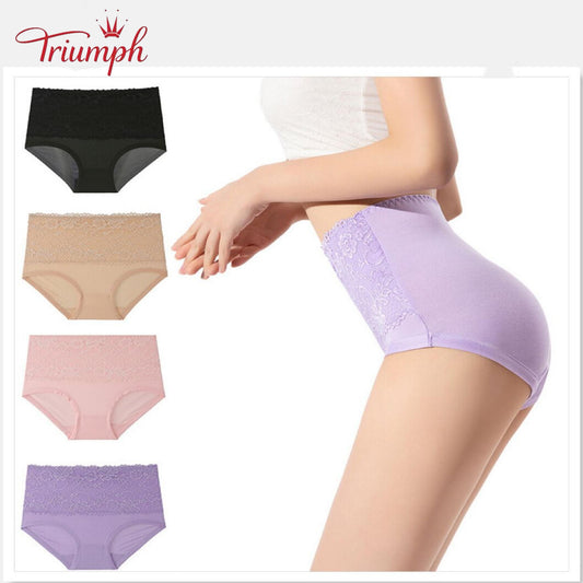 Triumph - 4 Csomagos Csipkebugyi,Ingyenes Kiszállítás,Húzza Meg a Hasát,Fenékemelés,Magas Elaszticitás