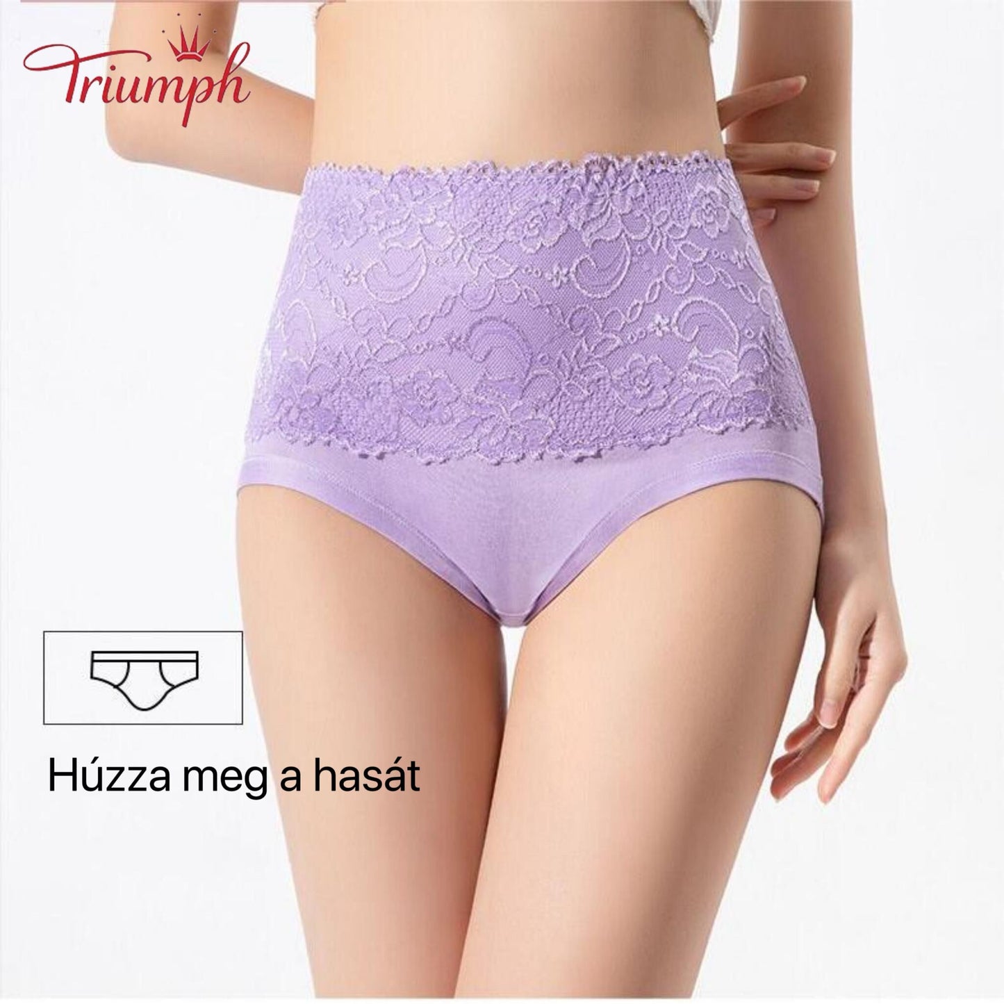 Triumph - 4 Csomagos Csipkebugyi,Ingyenes Kiszállítás,Húzza Meg a Hasát,Fenékemelés,Magas Elaszticitás