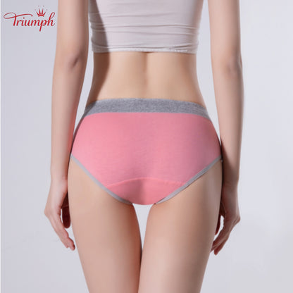 Triumph -4 Részes Női Fehérnemű Szett，Magas Elasztikus Derékpánt，Alkalmas 40-110 KG